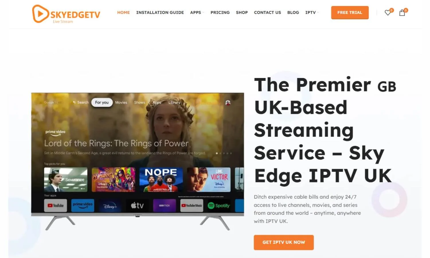 sky edge tv